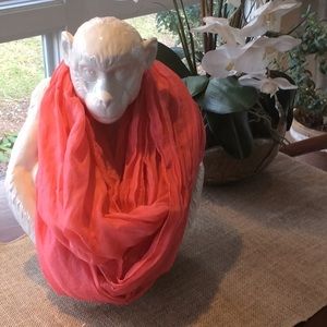 Coral infinity scarf